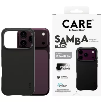   Care by PanzerGlass Samba MagSafe iPhone 18 Pro / 17 Pro (CR30759) tok, fekete