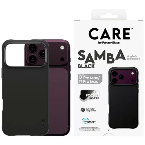 Care by PanzerGlass Samba MagSafe iPhone 18 Pro Max / 17 Pro Max (CR84044) tok, fekete