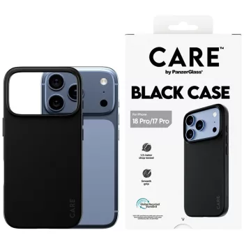   Care by PanzerGlass TPU iPhone 18 Pro / 17 Pro (CR09244) üvegfólia, fekete