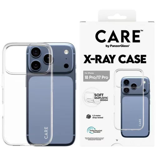 Care by PanzerGlass X-Ray iPhone 18 Pro / 17 Pro (CR30803) tok, átlátszó