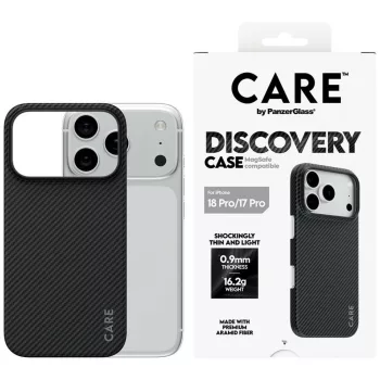   Care by PanzerGlass Discovery MagSafe iPhone 18 Pro / 17 Pro (CR68281) tok, fekete