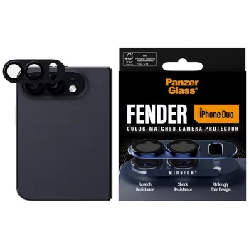   PanzerGlass Fender Camera Protector iPhone 18 Duo (PG03989) kameravédő, sötétkék