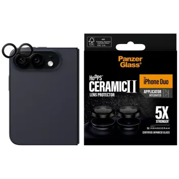   Ceramic glass camera PanzerGlass Hoops Ceramic Camera Lens Protector iPhone 18 Duo kameravédő