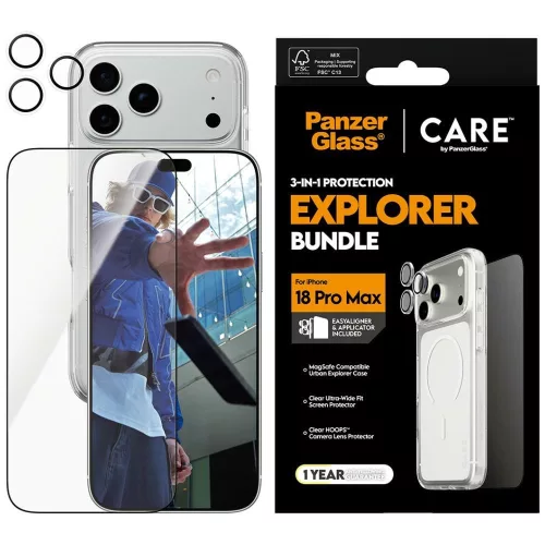 Care by PanzerGlass Flagship 3-in-1 Case+Glass+Lens iPhone 18 Pro Max (CR94469) tok