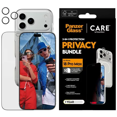 Care by PanzerGlass Flagship 3-in-1 iPhone 18 Pro Max / 17 Pro Max (CR96571) üvegfólia