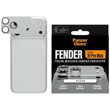   PanzerGlass Fender Camera Protector lens protector iPhone 18 Pro Max (PG36357) kameravédő, ezüst