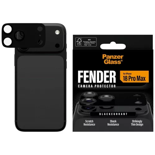 PanzerGlass Fender Camera Protector lens protector iPhone 18 Pro Max (PG98897) kameravédő, bordó