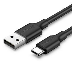 Ugreen USB/USB-C adat- és töltőkábel, 3A, 3m, fekete