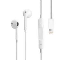   Apple MMTN2 vezetékes lightning headset, fülhallgató, doboz nélkül, fehér