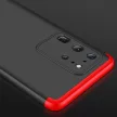 Full Body Case 360 Samsung Galaxy S20 Ultra hátlap, tok, fekete-piros