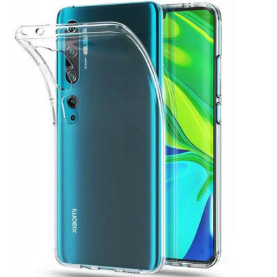 Xiaomi Mi 10 /Xiaomi Mi 10 Pro Super Slim 0.5mm szilikon hátlap, tok, átlátszó