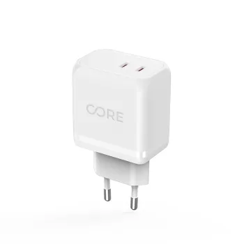 Forever CORE SMART PD hálózati töltő 2xUSB-C 45W
