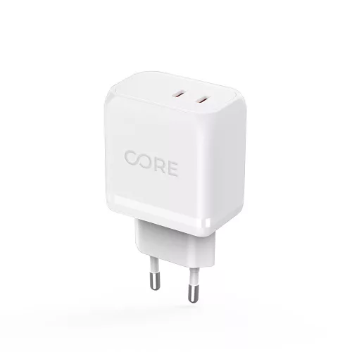 Forever CORE SMART PD hálózati töltő 2xUSB-C 45W