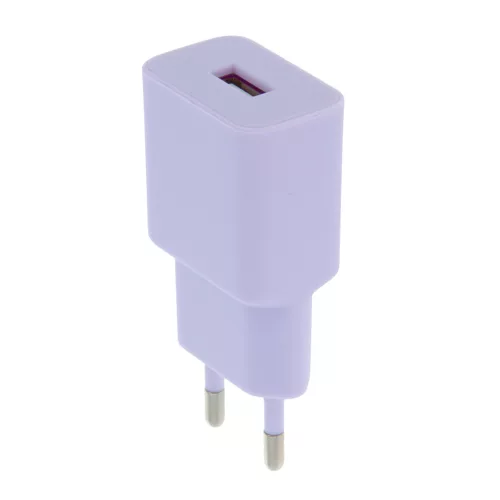 Setty hálózati töltő 1x USB 2,4A LSIM-A-129 lilac