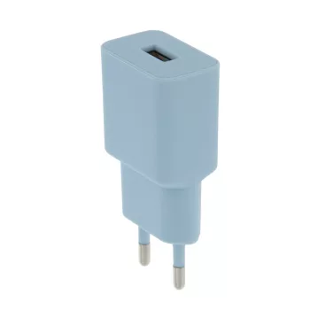 Setty hálózati töltő 1x USB 2,4A LSIM-A-123 , kék