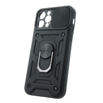 Defender Slide case iPhone 12 / 12 Pro 6,1" tok, fekete