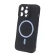 Silicon Mag Case MagSafe hátlap, tok iPhone 12 Pro Max 6,7", fekete