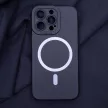 Silicon Mag Case MagSafe hátlap, tok iPhone 12 Pro Max 6,7", fekete
