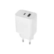 Maxlife MXTC-06 PD QC hálózati töltő 1x USB-C 1x USB 30W, fehér