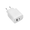 Maxlife MXTC-06 PD QC hálózati töltő 1x USB-C 1x USB 30W, fehér