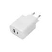 Maxlife MXTC-06 PD QC hálózati töltő 1x USB-C 1x USB 30W, fehér