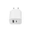 Maxlife MXTC-06 PD QC hálózati töltő 1x USB-C 1x USB 30W, fehér