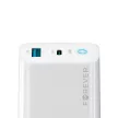 Forever TC-06-45AC GaN PD QC hálózati töltő 1x USB-C 1x USB 45W, fehér