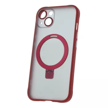   Mag Ring Case MagSafe hátlap, tok iPhone 13 6,1", piros