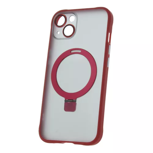 Mag Ring Case MagSafe hátlap, tok iPhone 13 6,1", piros