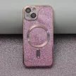 Glitter Chrome Mag case iPhone 13 6,1" tok, rózsaszín