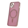 Glitter Chrome Mag case iPhone 13 6,1" tok, rózsaszín