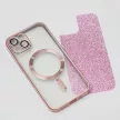 Glitter Chrome Mag case iPhone 13 6,1" tok, rózsaszín