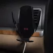 Maxlife autós tartó szellőzőnyíláshoz MXCH-08 automatikus vezeték nélküli töltéssel 15W, fekete