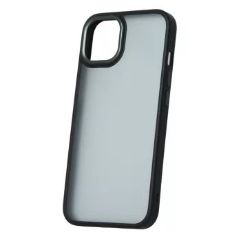   Satin Matt Case hátlap, tok iPhone 15 Plus 6,7", fekete