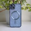 Glitter Chrome Mag tok iPhone 15 Plus 6,7", kék