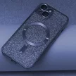 Glitter Chrome Mag tok iPhone 15 Plus 6,7", kék