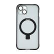 Mag Ring Case MagSafe hátlap, tok iPhone 15 Pro Max 6,7", fekete