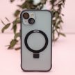Mag Ring Case MagSafe hátlap, tok iPhone 15 Pro Max 6,7", fekete