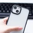 Satin Matt Case hátlap, tok Samsung Galaxy S23 FE, fekete