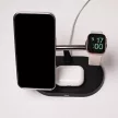 Maxlife MXWC-03 mágneses vezeték nélküli töltő 15W, fekete 3in1
