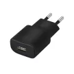 Forever TC-01 hálózati töltő 1x USB 2A, fekete + Lightning kábel