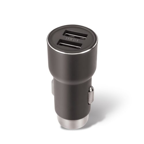 Forever CC-04 autós töltő 2x USB 3.1A, fekete