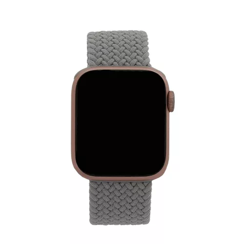 Elastic óraszíj S Apple Watch 38/40/41 mm hosszúság 135 mm szürke