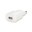 Forever TC-01 hálózati töltő 1x USB 2A, fehér + microUSB kábel