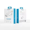 Forever TC-01 hálózati töltő 1x USB 2A, fehér + microUSB kábel