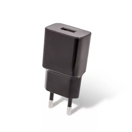 Setty hálózati töltő 1x USB 2,4A, fekete