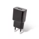 Setty hálózati töltő 1x USB 2,4A, fekete