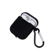 Case Airpods / Airpods 2 tok, fekete with hook