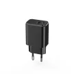 Setty hálózati töltő 1x USB + USB-C 3A 20W, fekete