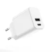 Setty hálózati töltő 1x USB + USB-C 3A 20W, fehér